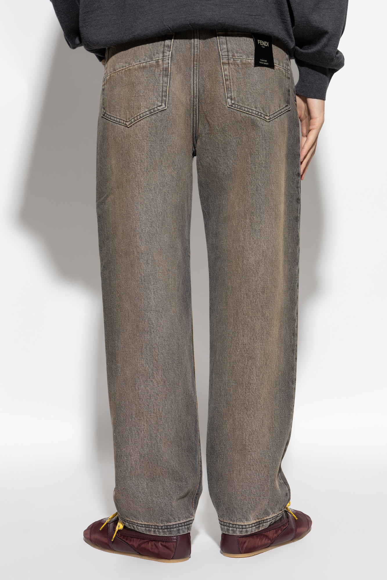 FENDI vintage denim pants フェンディ ヴィンテージ Fendi Jeans with vintage effect | Men's | Vitkac